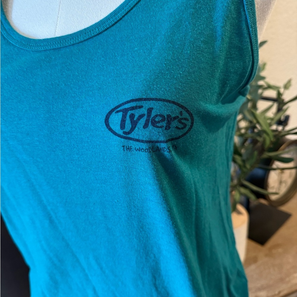 Teal Racerback Tank Top - Women - Picture 2 of 5